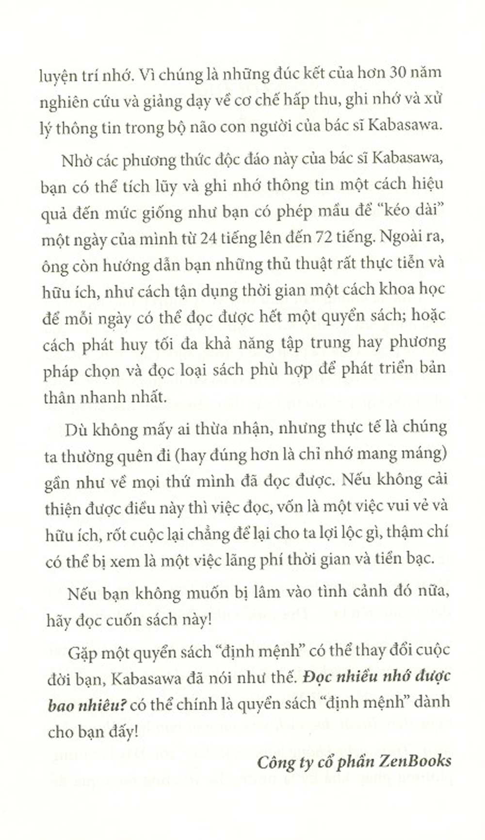 Đọc Nhiều Nhớ Được Bao Nhiêu?