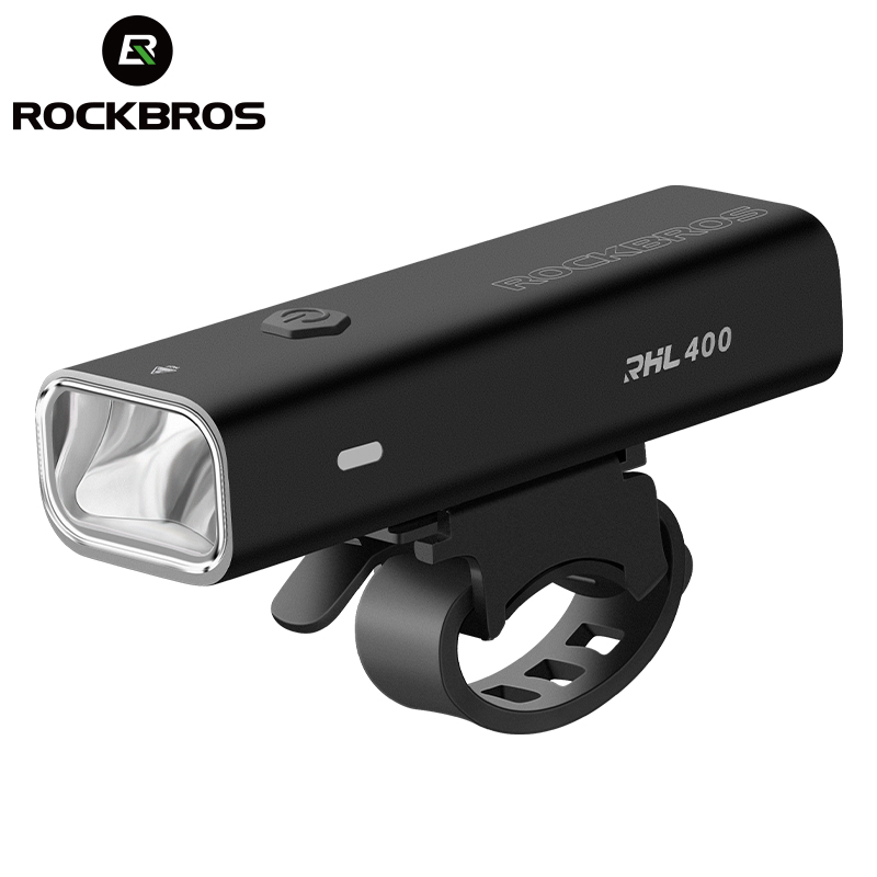 Đèn pha trước xe đạp leo núi ROCKBROS sạc USB chống mưa siêu nhẹ thích hợp đi đêm ngoài trời-INTL