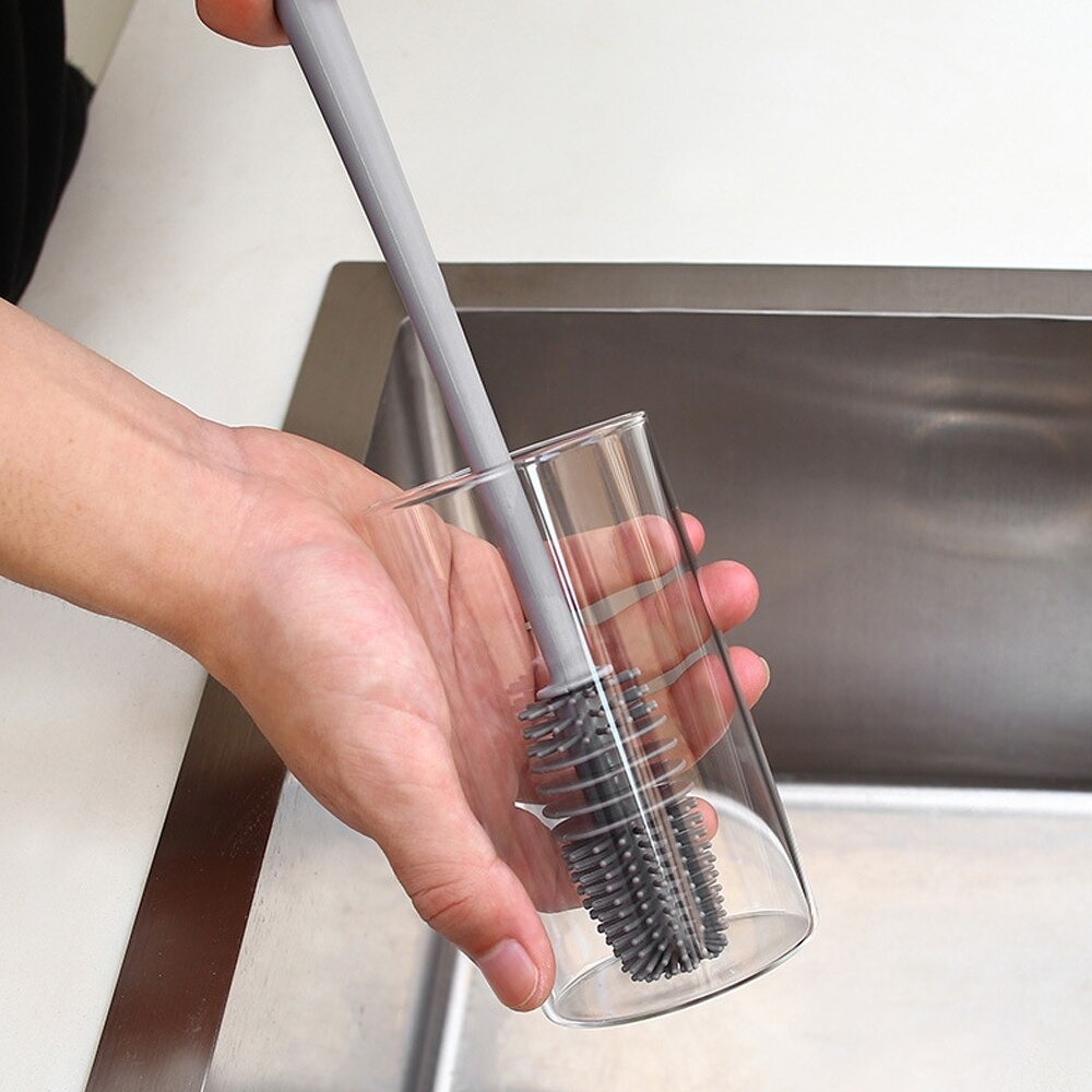 Cọ silicon rửa cốc chén - Chổi cọ rửa cốc chén, chai, bình sữa đa năng TiLoKi TC01