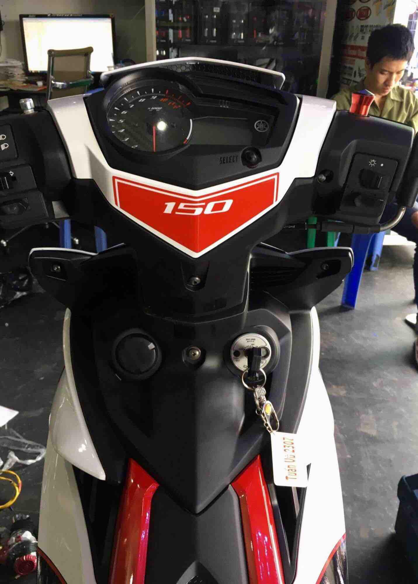 Tem rời ex 150 ltđ trắng đỏ