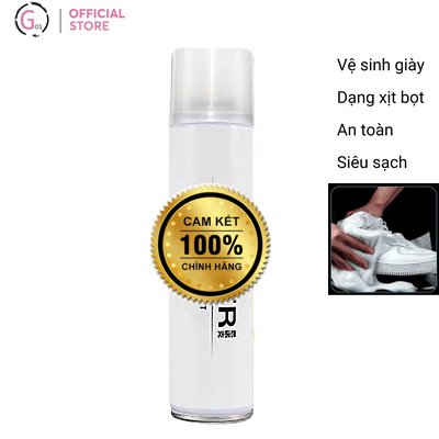 Chai Xịt Bọt Vệ Sinh Sạch Giày G01 Không Cần Giặt, có thể vệ sinh giỏ
