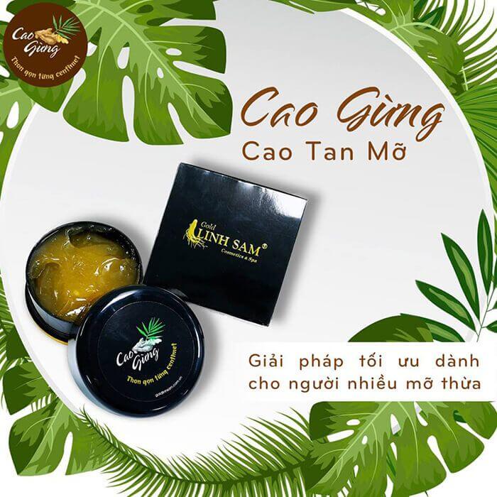 CAO GỪNG TAN MỠ CÁT TƯỜNG, GIÚP TAN MỞ EO THON