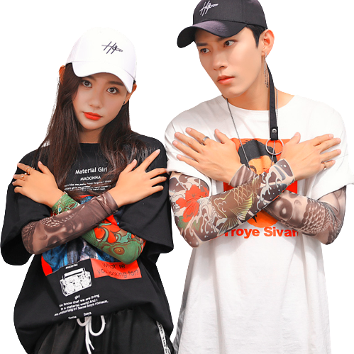Găng Tay Chống Nắng Hình Xăm Tattoo Cực Ngầu (Nhiều Mẫu)