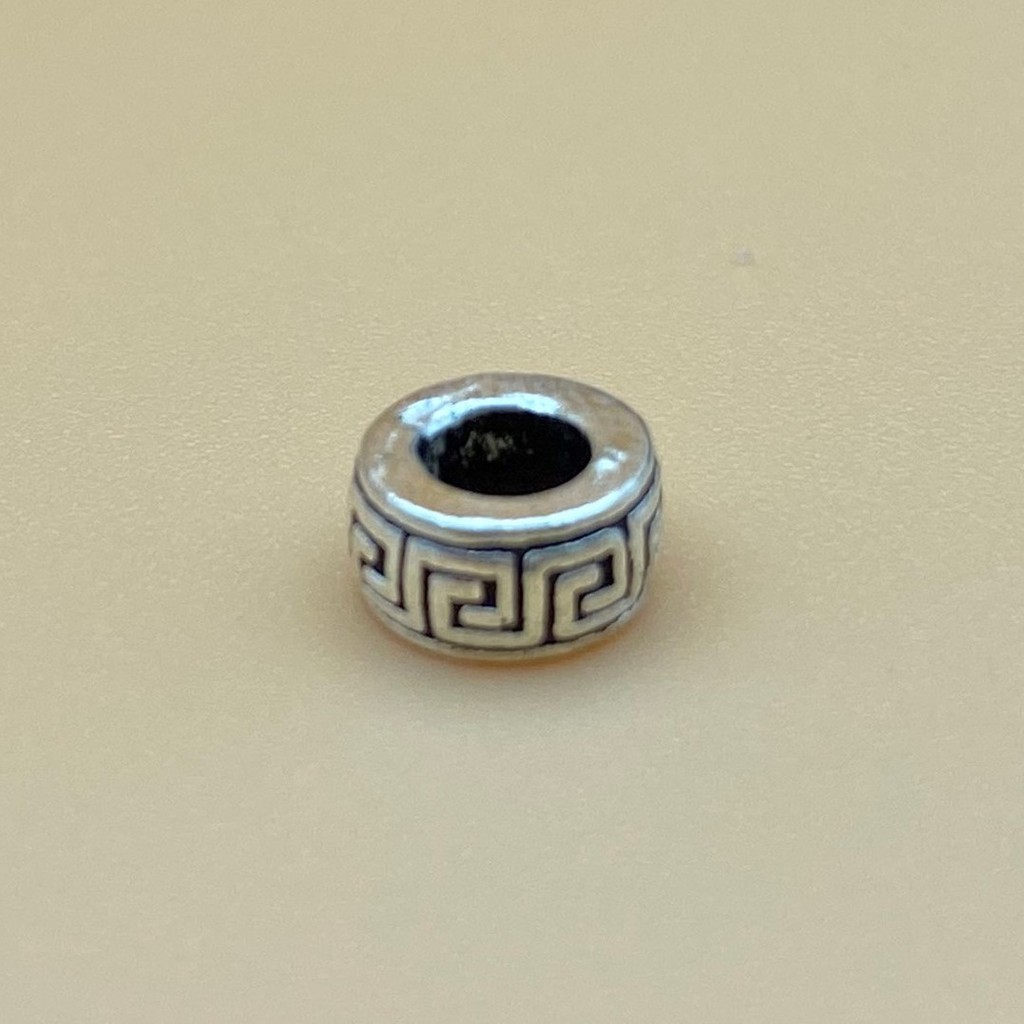 Charm nối chữ vạn bạc thái s925 - charm bạc 925 - mã ca016