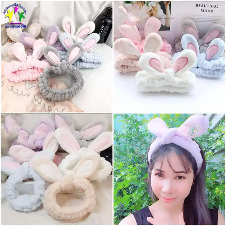 Băng đô bờm turban rửa mặt BD01 - hình 6