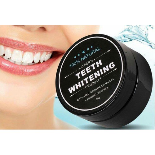 Bột Trắng Răng Than Tre Hoạt Tính Teeth Whitening