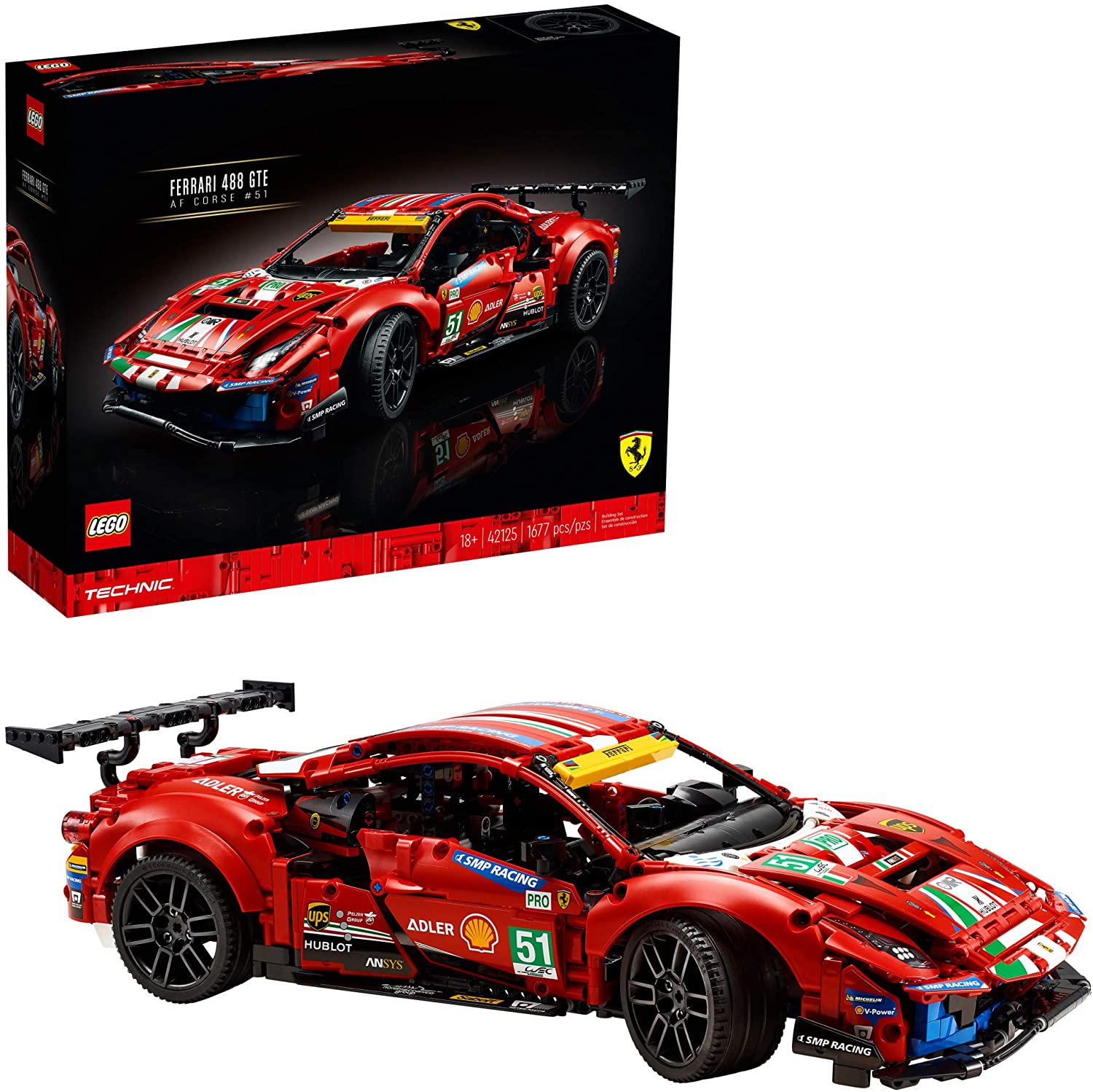 Đồ chơi LEGO TECHNIC - Siêu Xe Ferrari 488 GTE - 42125