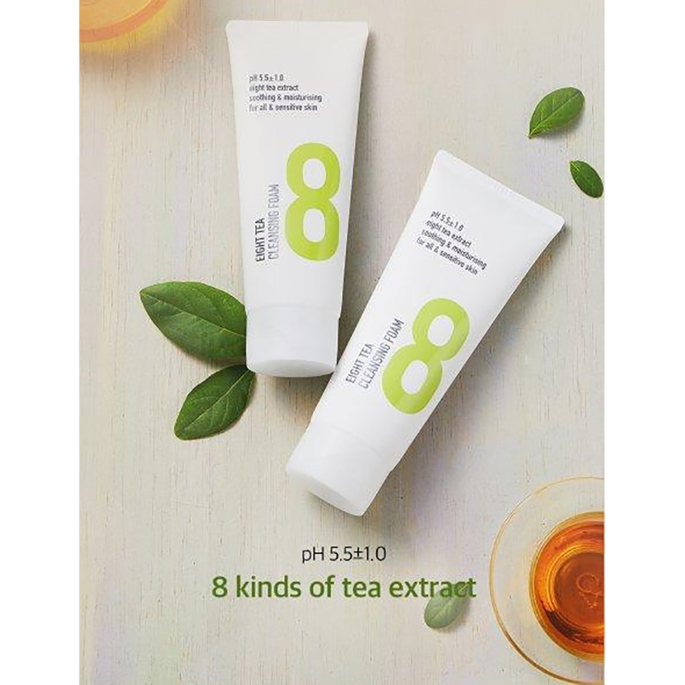 Sữa Rửa Mặt Bom Eight Tea Cleansing Foam 8 Loại Trà 150ml