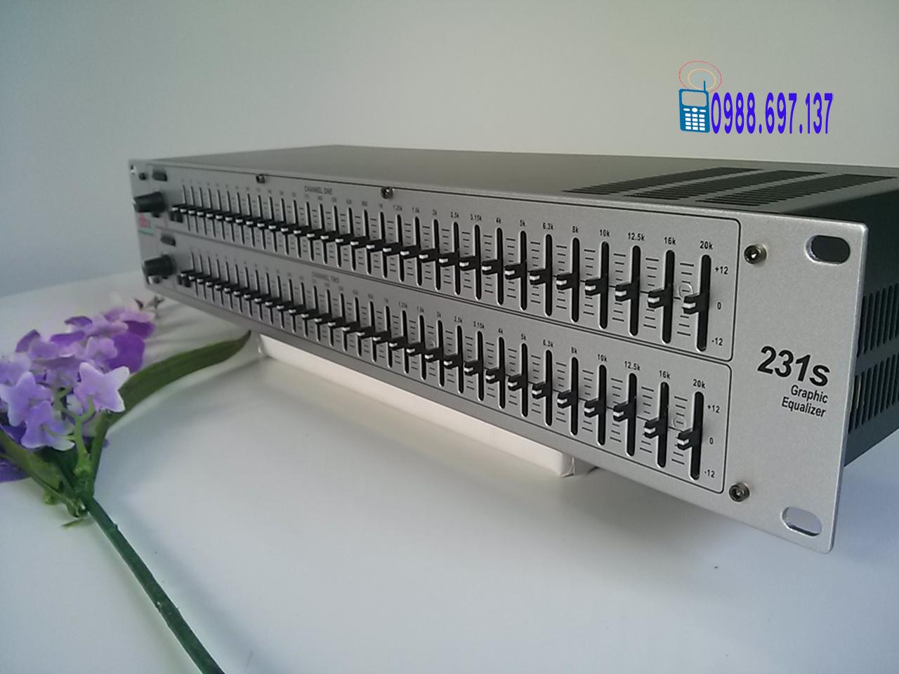 đầu lọc xì equalizer dbx 231s