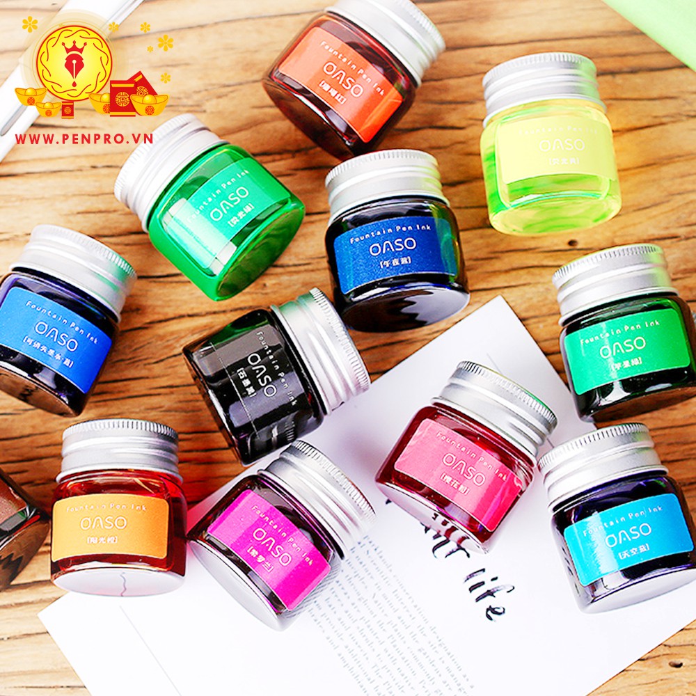 Mực Oaso 20Ml,Mực Nhật Cao Cấp,Mưc Bút Máy - Penpro