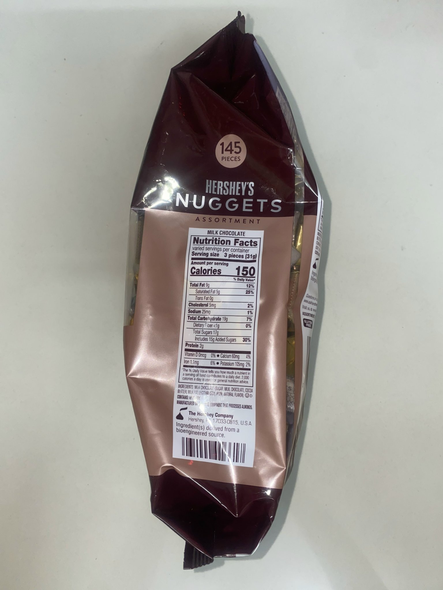 (Hàng MỸ)(07/2025)Socola Hershey's Nuggets Assortment (bán lẻ)
