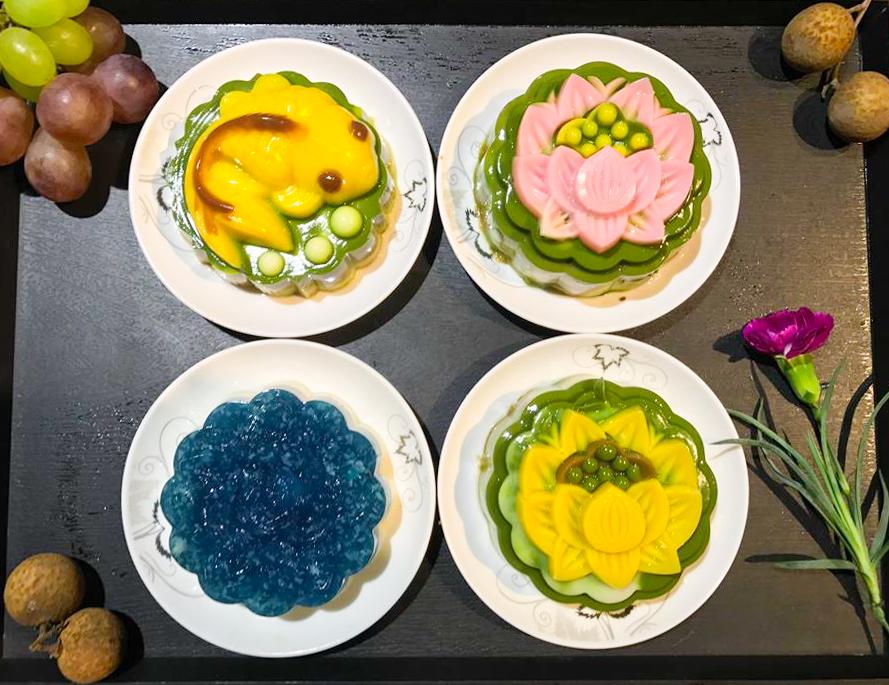 BỘ 2 KHUÔN RAU CÂU TRUNG THU HÌNH HOA SEN 10CM - MS31