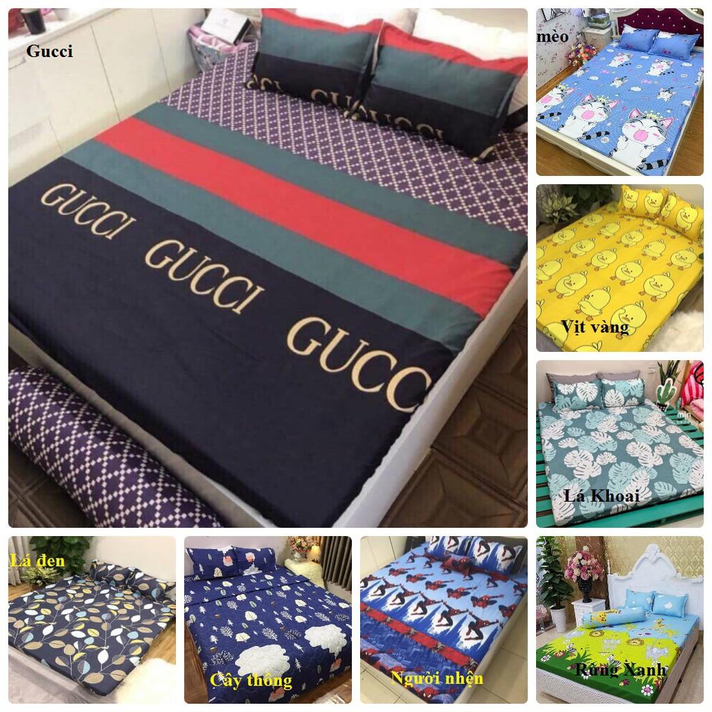 1 ga 2 vỏ gối nằm poly cotton nhiều mẫu
