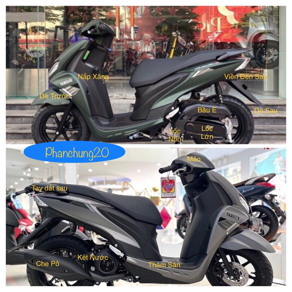 ỐP CHE PÔ ( CHỤP BÁCH PÔ ) DÙNG CHO ĐỜI XE FREEGO / FREEGO S CROM