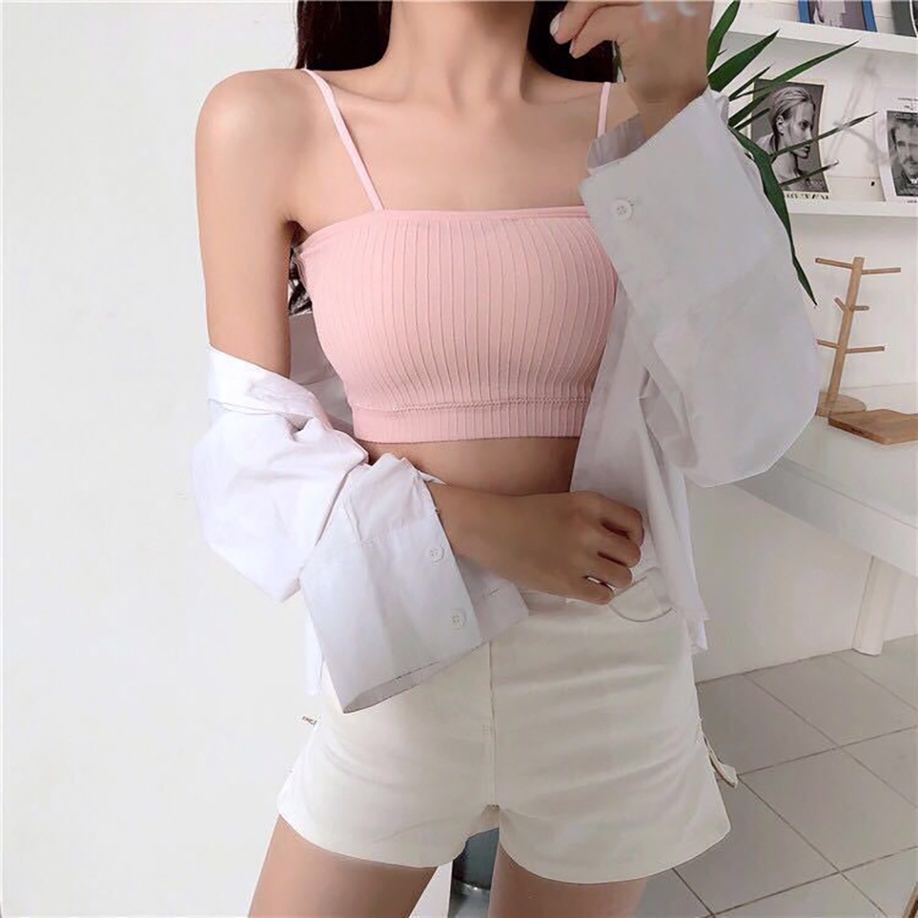 Bra Gân Kẻ Tăm Hai Dây Mã 809