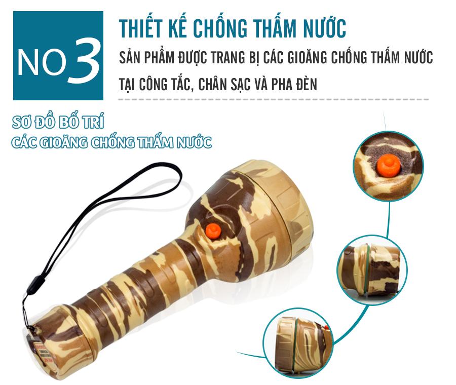 Đèn Pin Siêu Sáng CAO CẤP CKV-8345GDP