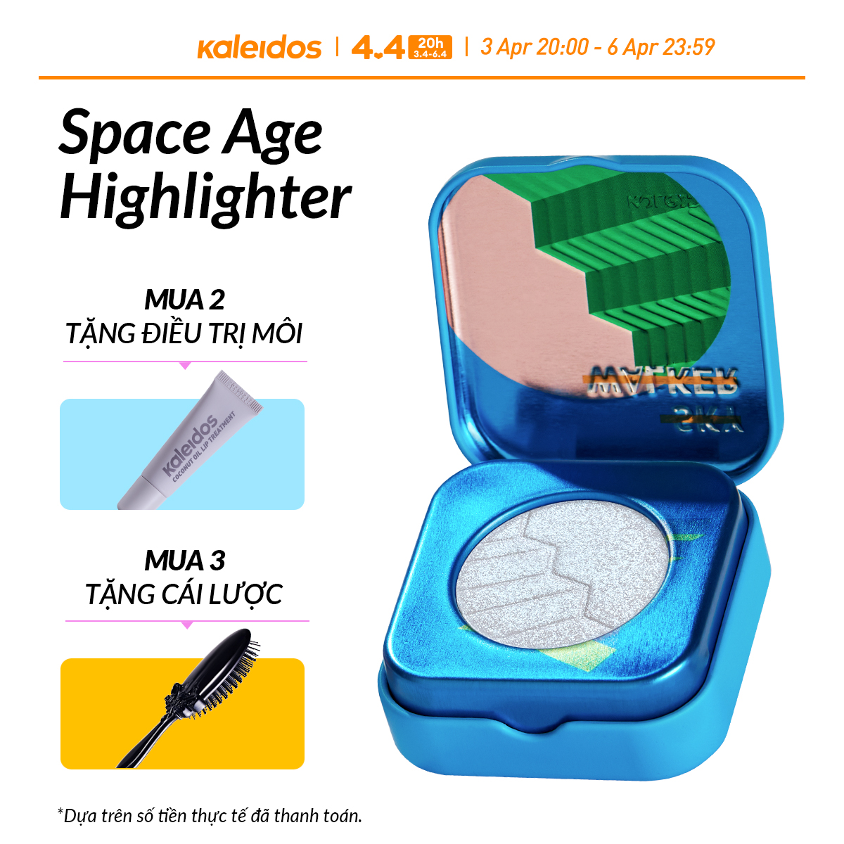 Phấn bắt sáng Kaleidos, The Space Age Highlighter Color-Shifting