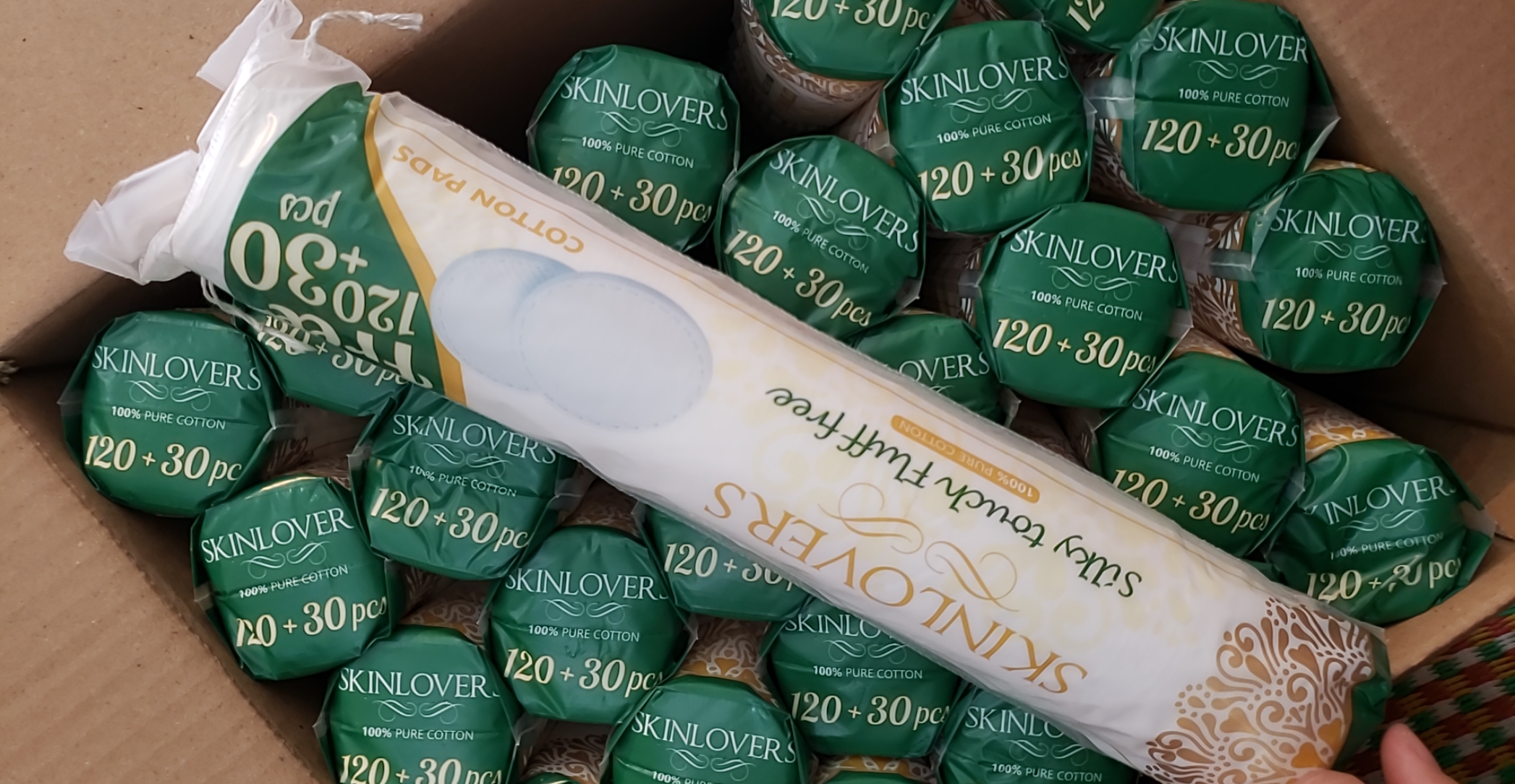 Bông tẩy trang Skinlovers 120+30 miếng