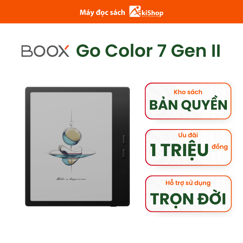 Máy đọc sách Boox Go 7 Color (Gen II) Chính hãng Akishop
