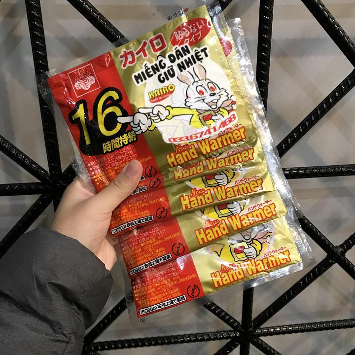 Bộ 10 miếng dán giữ nhiệt kairo Nhật Bản