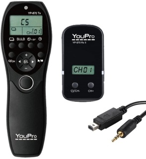 Remote Timelapse Youpro YP870 II (DC2) dùng cho máy ảnh Nikon D750 D7200 D610 D5500 D5600 D3100 thumbnail