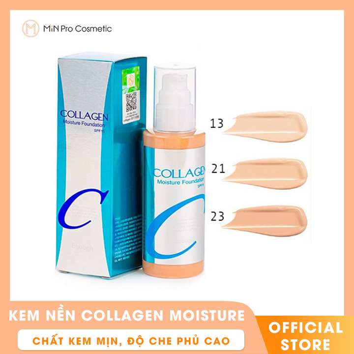 [HCM]Kem nền Collagen Moisture Enough SPF15 100ml
