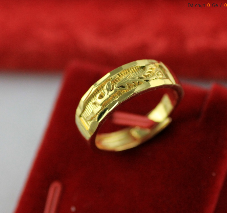 CẶP NHẪN LONG PHỤNG HUYỀN THOẠI MẠ VÀNG 18K