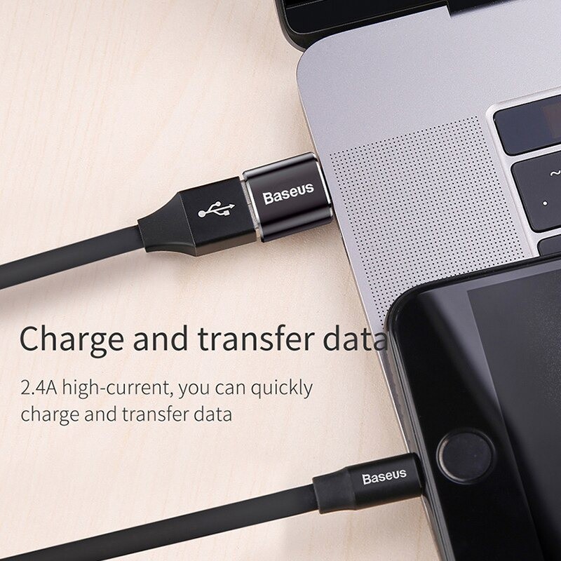 Đầu chuyển đổi OTG Baseus Từ Type-C ra USB/ USB ra Type-C/ Type-C ra Micro - Phân Phối TopLink