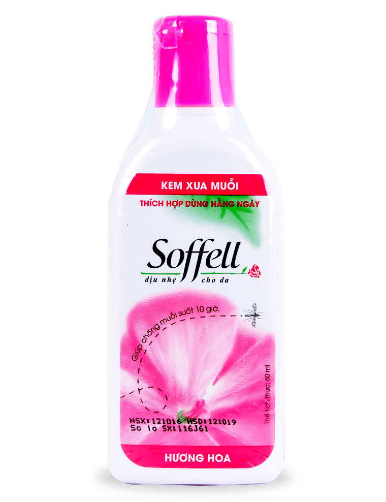 Kem xua muỗi Sofell Hương Hoa - 60ml