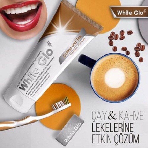 Kem đánh răng white glo cho người hút thuốc, uống trà & cà phê 24g và 150g