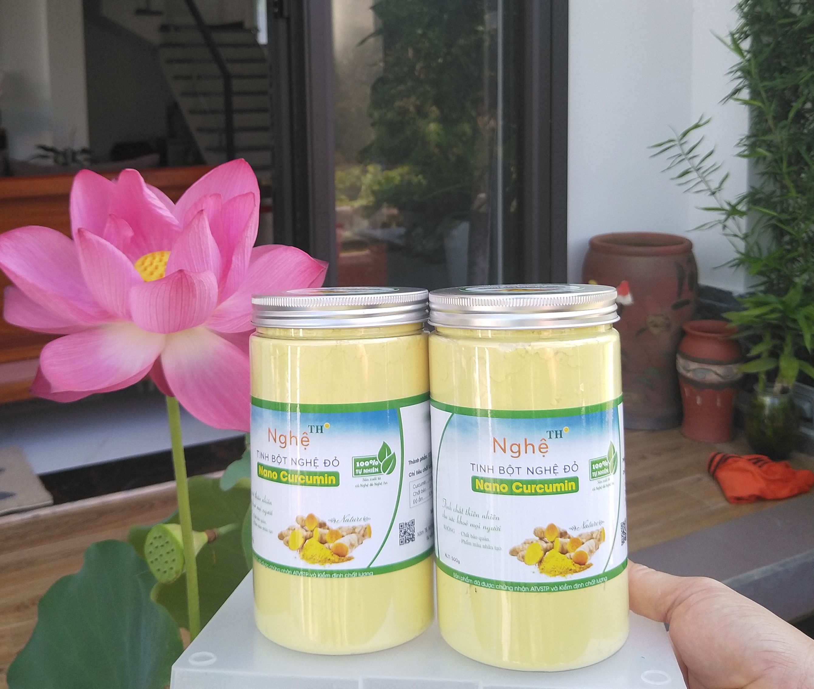 (FREE SHIP) 1 KG tinh bột nghệ Nano Curcumin nguyên chất, thơm ngon vừa sản xuất năm 2025