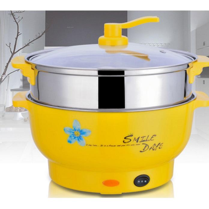Nồi điện hấp bánh, thức ăn , luộc trứng 2 tầng đa năng