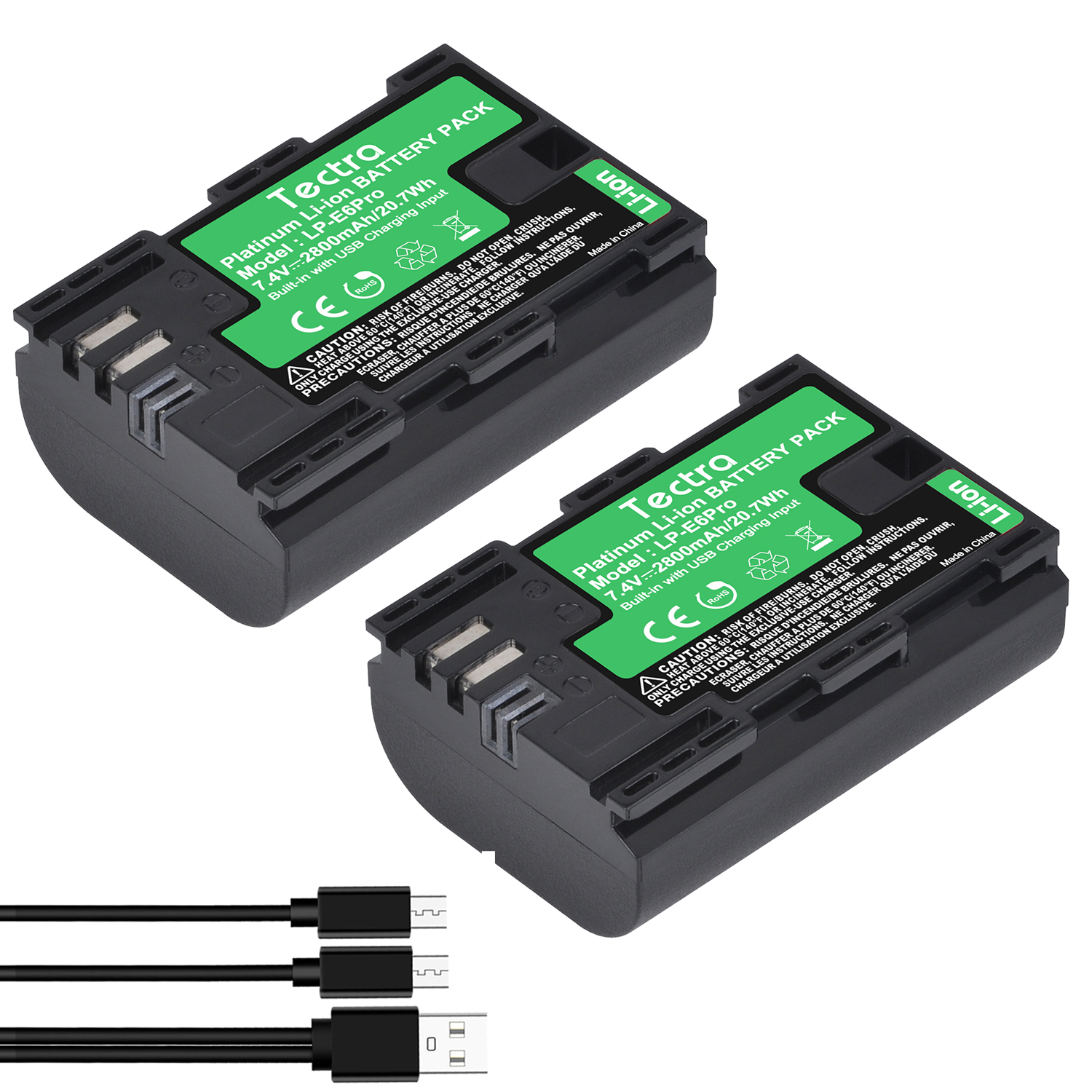 2800mah lp-e6 lpe6 lp-e6n pin máy ảnh cho canon 5d mark ii iii iv 5ds r eos 6d 70d 80d