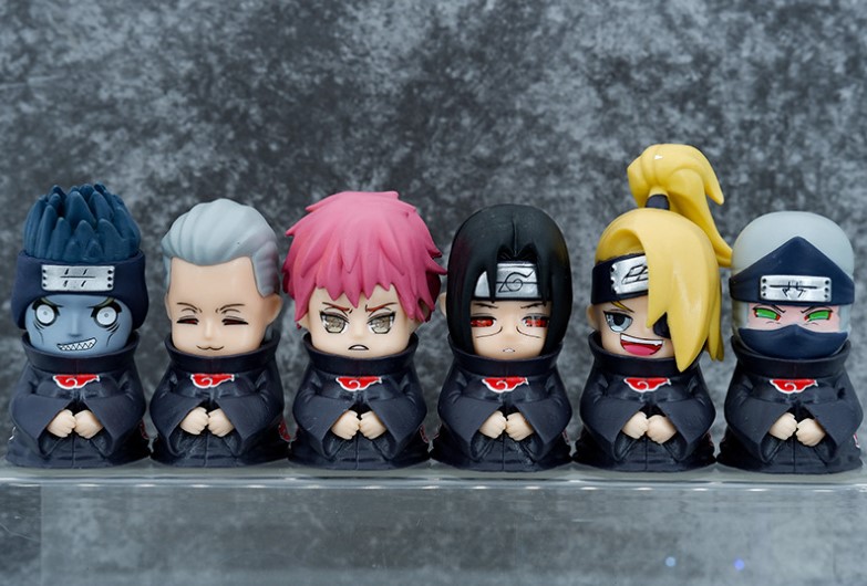 Tượng Akatsuki chibi - Naruto - combo 6 tượng