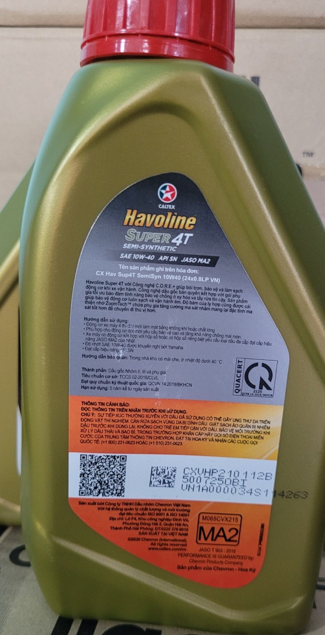 NHỚT XE SỐ CAO CẤP CALTEX