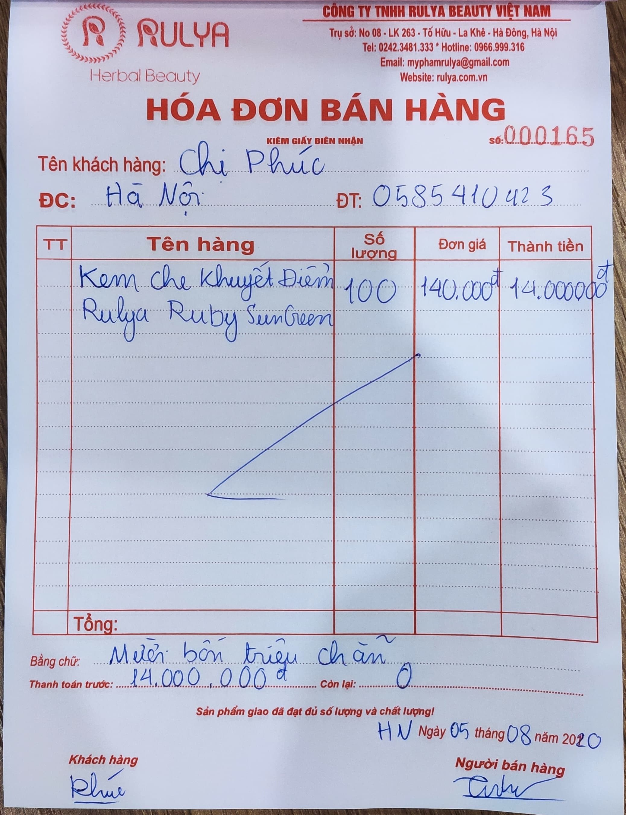 Kem che khuyết điểm RULYA RUBY SUNCREEN ECO
