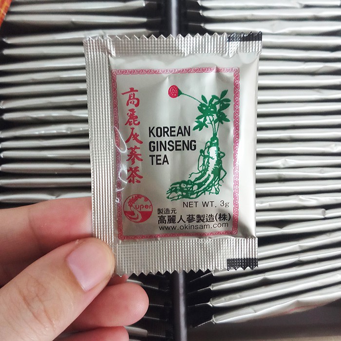 [Chính Hãng] Trà Hồng Sâm Hàn Quốc Korea Red Ginseng Tea hộp (3g x 100 gói)