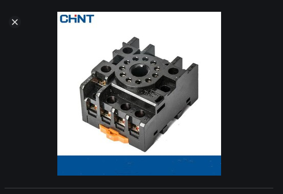 Đế rơle 8 chân chint CZF08A