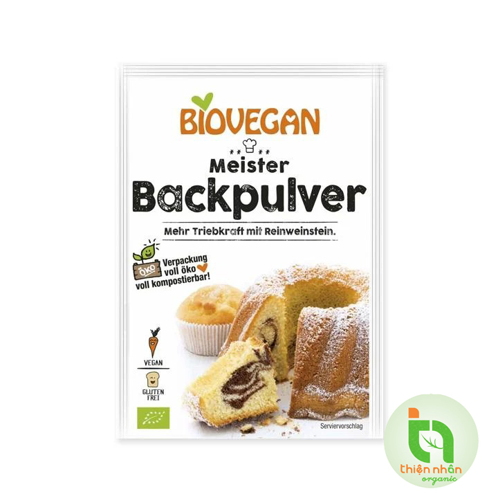 BỘT NỞ HỮU CƠ Biovegan 17GR/GÓI