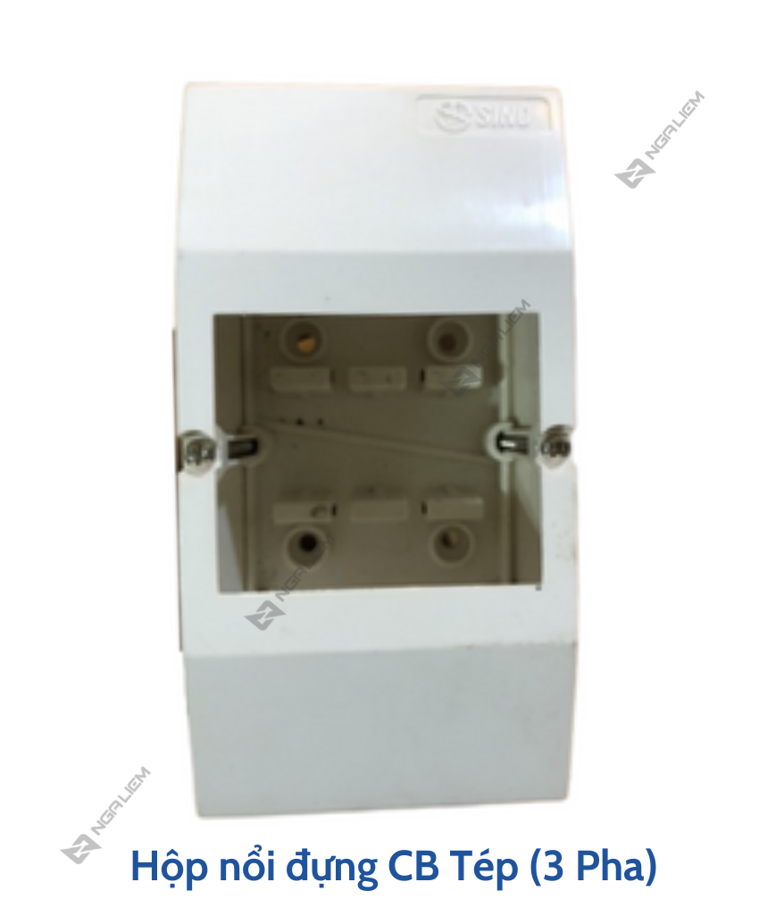 Hộp Nổi Đựng CB Cóc, Tép, 2 Pha, 3 Pha, 2 Pha Có Nắp VĨNH HƯNG [Chống Cháy]