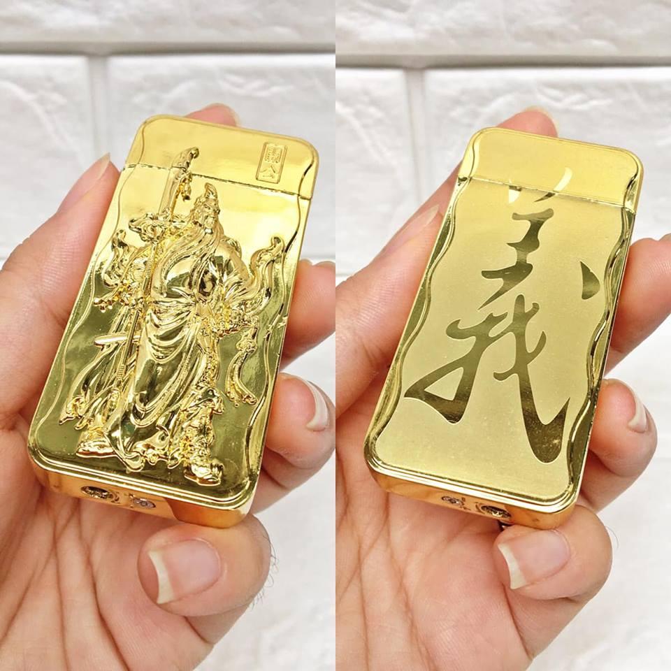 BẬT LỬA KHÈ HÌNH QUAN CÔNG VÀNG (CÓ HỘP) - (XÀI GAS) - Gia Phú Store