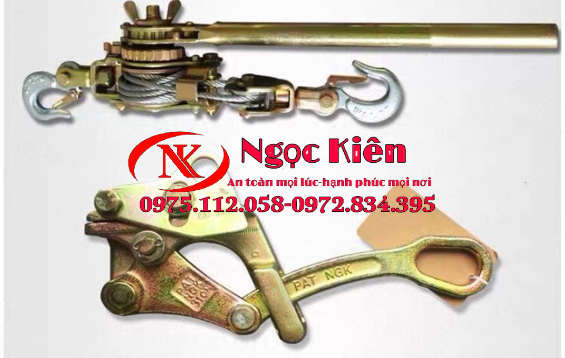 cóc kẹp cáp ,đớp cáp 1-3 tấn - cóc kẹp cáp nagaki