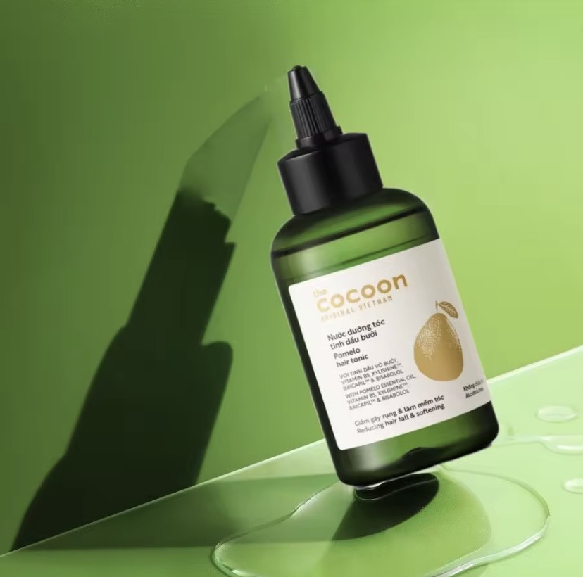 Dưỡng Tóc Cocoon Tinh Dầu Bưởi 140ml Cung Cấp Dưỡng Chất Làm Sạch Da Đầu Giúp Tóc Chắc Khỏe Ngăn Rụng Tóc Cocoon Pomelo Hair Tonic 140ml