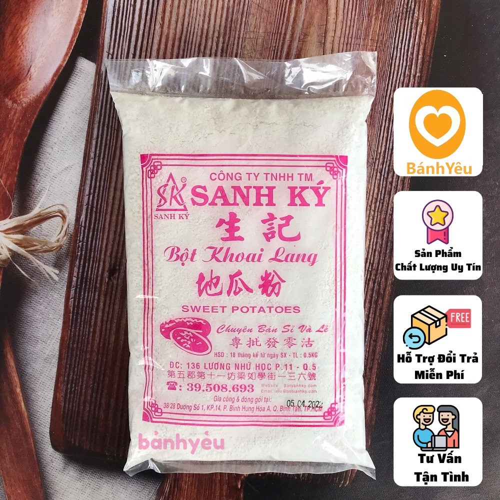 Bột khoai lang Sanh Ký 500g