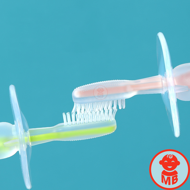 Bàn chải đánh răng silicon siêu mềm cho bé