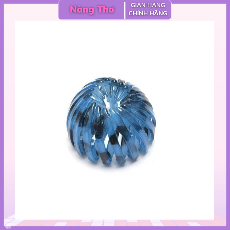 Búi chụp tóc nhựa trong co giãn đa năng