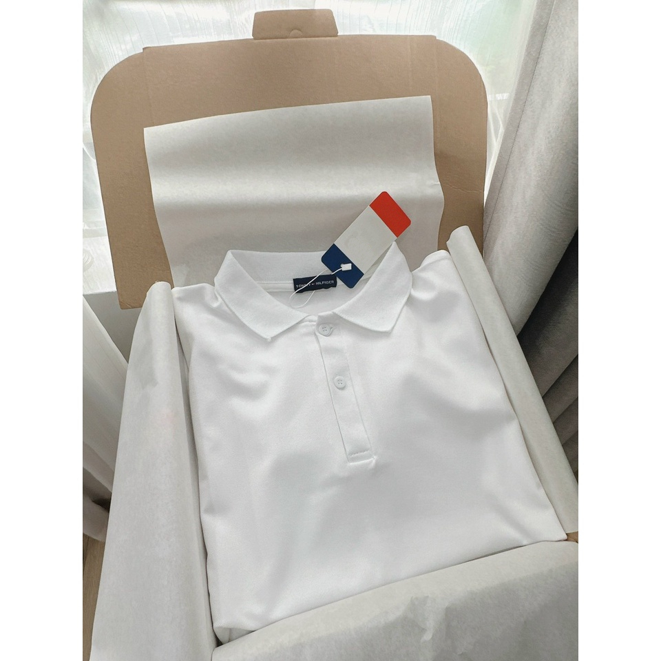 Áo polo nữ phối 2 sọc tay - áo phông nữ cổ bẻ mẫu mới nhất lcxa16