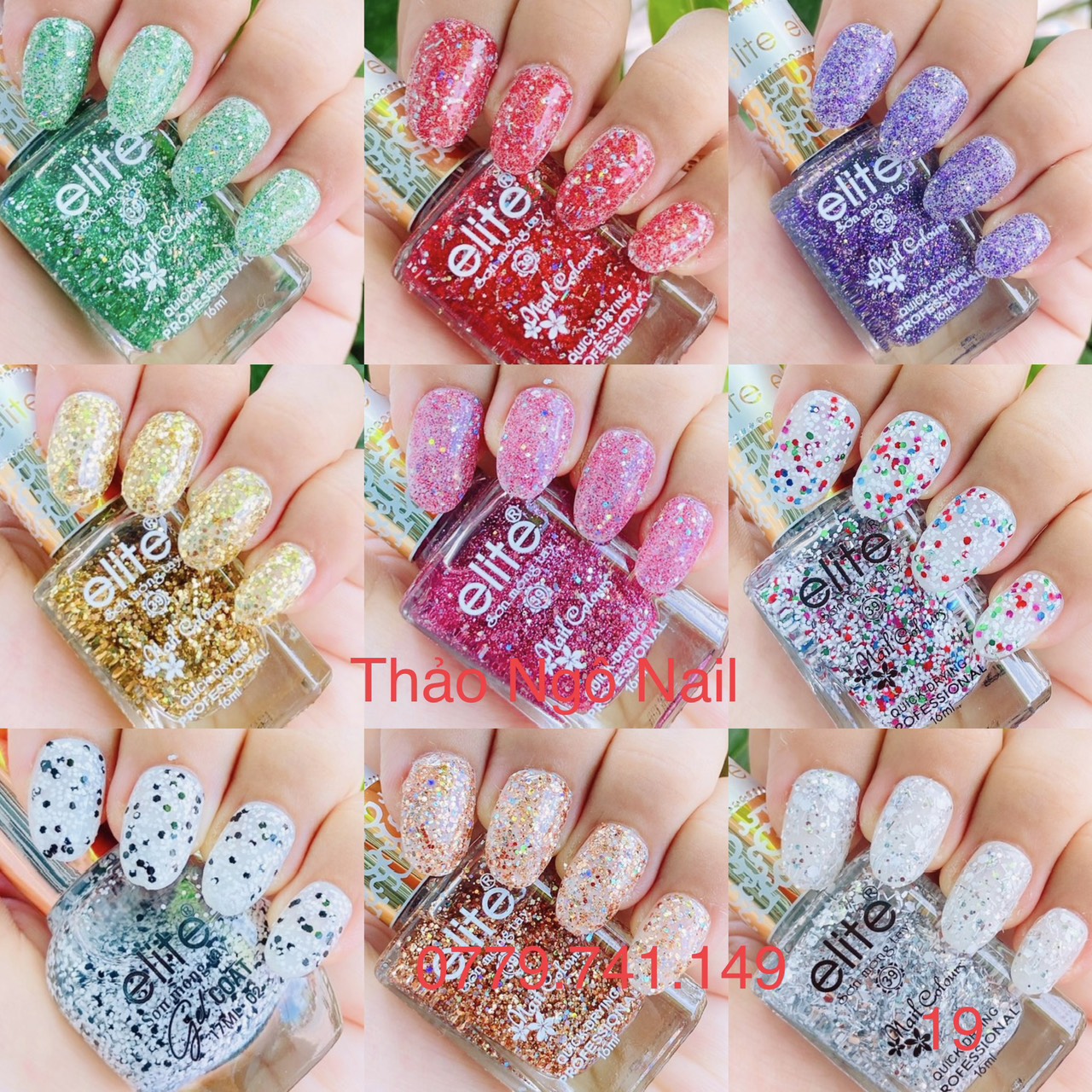 Sơn gel lạnh cao cấp Elite 17ml