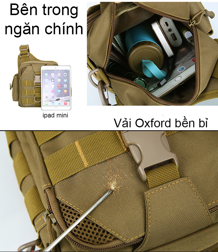 Túi đeo chéo thời trang chiến thuật CW6061