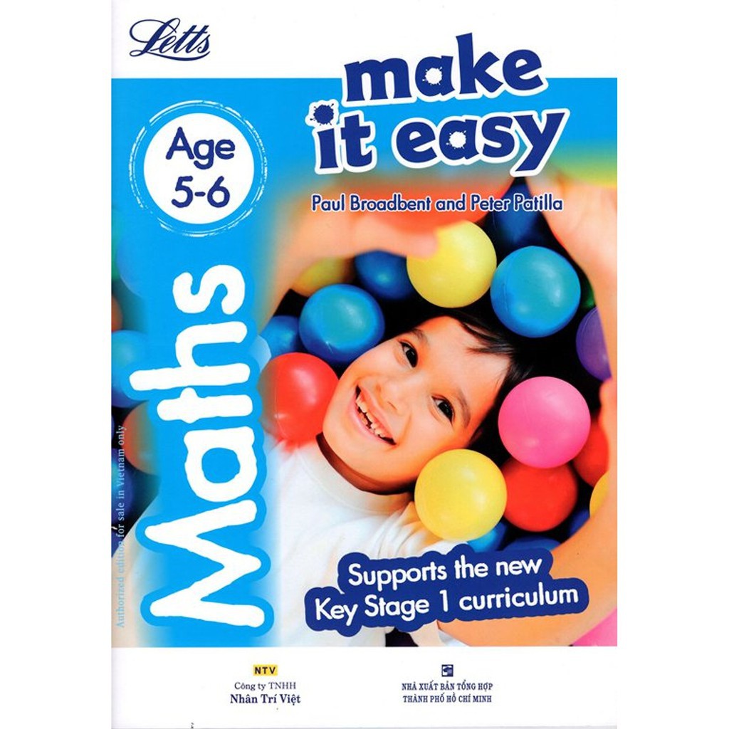 NS Minh Tâm - Sách - Letts Make It Easy - Maths (Age 5-6)